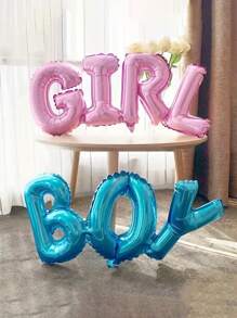 2 pezzi/set Palloncini per festa di rivelazione del sesso del bambino, decorazioni per festa di nascità per nascita di bambino o bambina, decorazioni e regali per festa in famiglia