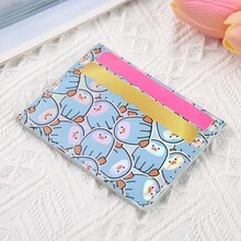 Minimalist Ultra-Thin PU Card Wallet, Compact Mini Card Bag For Bank Cards And ID, Simple Fashion Card Holder
