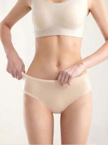 5pcs/Set Plain Morandi Color Series Disposable Women's Underwear Comfortable And Hygienic High-Waisted Disposable Panties For Women - Perfect For Travel And Business Trips,For Travel Outdoor Trips, Menstrual Periods, And Postpartum Care