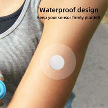 20pcs Waterproof Sweatproof Sensor Adhesive Patches, For Sports Fitness Gym Accessories, Sport, Gym, Home Exercise, Sport Accessories, Gym Accessories, CrossFit Accessories - Blue and White - View 8