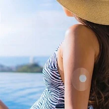 20pcs Waterproof Sweatproof Sensor Adhesive Patches, For Sports Fitness Gym Accessories, Sport, Gym, Home Exercise, Sport Accessories, Gym Accessories, CrossFit Accessories - Blue and White - View 6