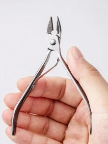 1pc Stainless Steel Nail Clipper, Suitable For Trimming Fingernails And Toenails, Removing Nails, Dead Skin And Cuticles - Silver - View 2