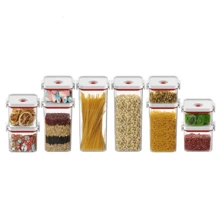 1入真空密封塑料儲物容器，冰箱食品保存盒，真空儲物盒，茶罐 - 白色 - 查看 4