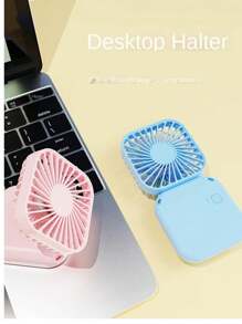 Mini Ventilador de Mano Portatil Recargable Usb - Blanco - Ver 5