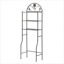 Over The Toilet Storage Stand Space-Saving Bathroom Organizer Rack 3-Tier Shelf - Nhiều màu - Xem 7