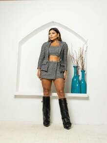 Women Two-Piece Outfits - 黑色 - 查看 2