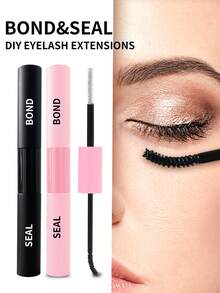 Lash Bond And Seal For Eyelash Extensions Cluster Lash Waterproof Glue DIY Glue At Home 48-72 Hours Long Lasting Pink - Pink - View 4