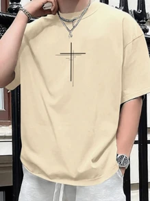 Men Shirts - 米色 - 查看 1