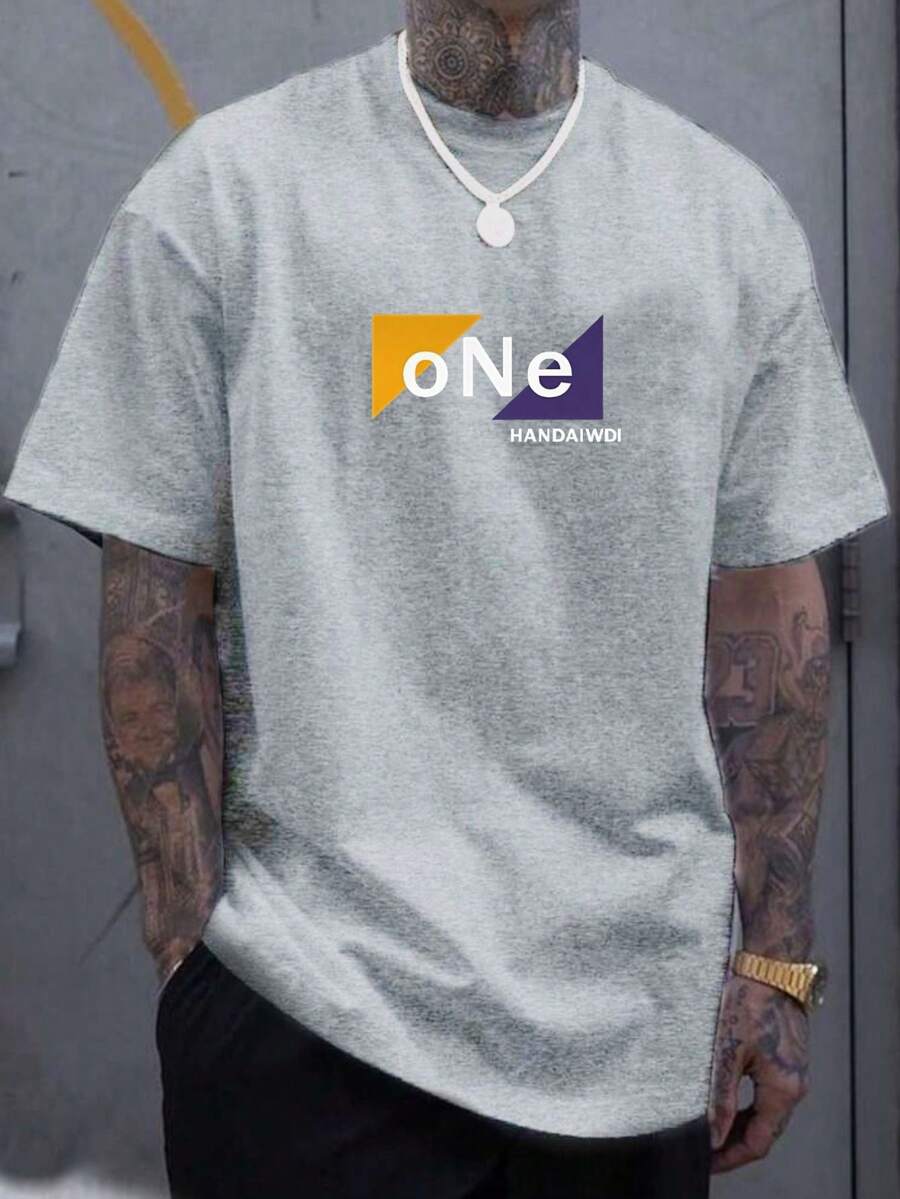 Men T-Shirts - Xám - Xem 1