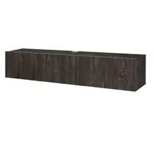 Atelier Mobili Floating TV Stand, Floating Entertainment Center, Floating TV Console, Floating Media Console, Floating TV Stand Wall Mounted - 黑色 - 查看 10