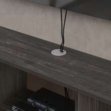 Atelier Mobili Floating TV Stand, Floating Entertainment Center, Floating TV Console, Floating Media Console, Floating TV Stand Wall Mounted - 黑色 - 查看 5