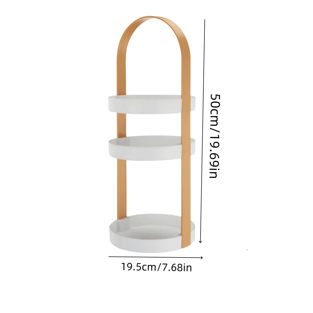 1pc 3Tier Bathroom Countertop Organizer, Makeup Holder, Perfume