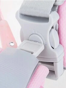 1 pieza Cuerda retráctil con llave y cerradura para evitar que los bebés/niños pequeños se pierdan, cuerda de tracción con cordón de identificación - Rosa - Ver 7
