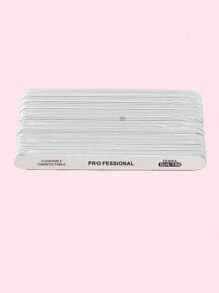 NailShine 50pcs Grey Replaceable Sandpaper Filing Strips, Tear-Resistant, Washable, Reusable, 100/180 Grit (Stainless Steel Plate Not Included, Please Buy Separately) - Grey - View 7