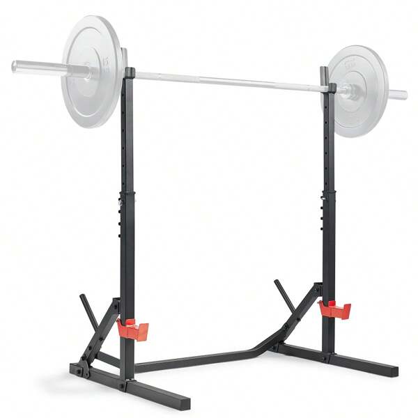 Multifunctional Adjustable Bench Press Squat Rack , Shoulder Press, Incline Bench Press, Dumbbell Rows, Bicep Curls, Deadlifts - Sunny Health & Fitness SF-XF922011