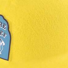 Bristol Novelty Unisex Adults Felt Firefighter Helmet (Yellow) - Yellow - View 2