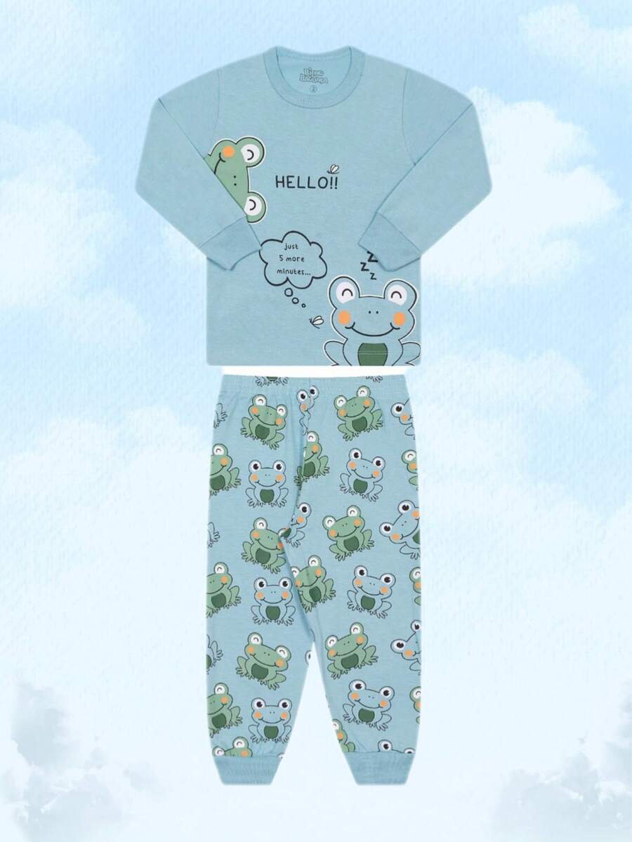 Tween Boys Pajamas - 藍色 - 查看 1