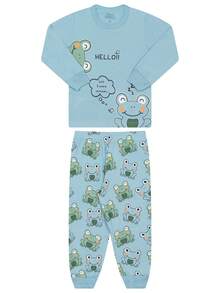 Tween Boys Pajamas - 藍色 - 查看 2