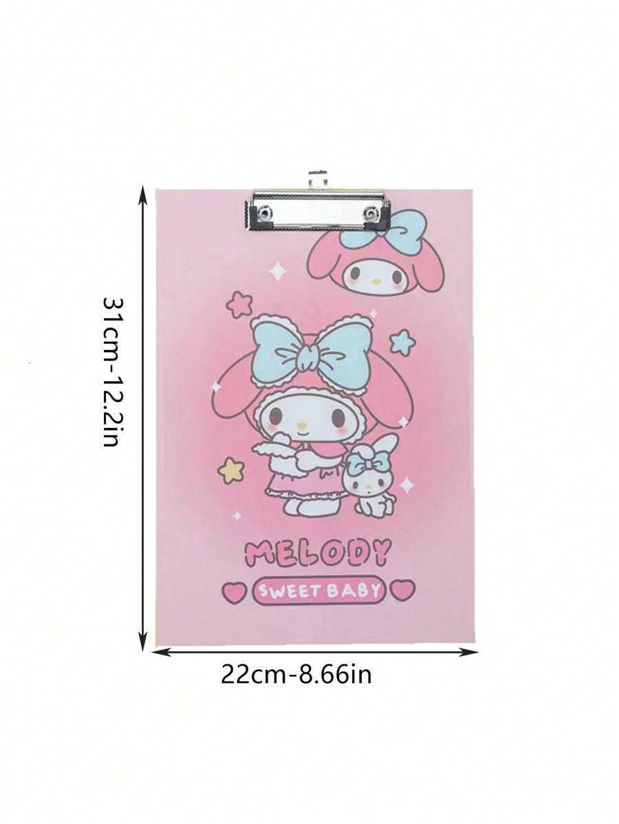 1pc Kuroomi Thick A4 Clipboard Folder, Hardboard Clip Drawing Board For