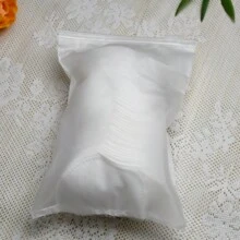 一次性圓形化妝棉，卸妝棉，面部潔面器，旅行便攜套裝，6*6cm，三層加厚 - 白色 - 查看 9