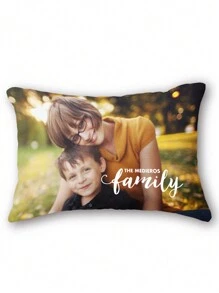 1pc Custom Peach Skin Photo DIY Pillowcase, Single-Sided Print Pillow Cover For Loved Ones, Pets Or Friends. Suitable For Wedding, Festival, Mother's Day, Father's Day, Thanksgiving Day, Living Room Sofa, Bedroom, Headrest, Decorative Cushion Cover, All Seasons. Soft Custom,Unique,Personalized Ideal Gifts For Him Her,Boyfriend,Girlfriend,Dad,Mom,Family,Friends,Pets For Anniversaries,For Valentine's Day,For Mother's Day,For Birthdays,For Youth's Day,For Father's Day,For Graduation,For Weddings,For Christmas,For Housewarming Sofa,Bed,Car,Bedroom,Living Room,Tea Room,Customized Cushion Covers,Family Moments,Season Picks, Autumn Home Refresh,Fall Décor