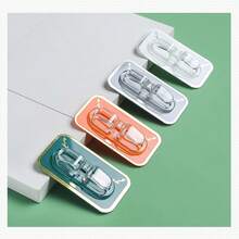 4/8/16pcs Data Cable Storage Wire Manager, Charging Cable Storage Protector, Kitchen Bread Machine Wire Fixer, Hair Dryer Wire Organizer Clip Buckle. - Multicolor - View 2