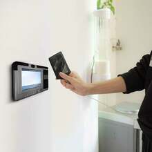 1 Piece, Pu Leather ID Card Holder With Tie Rope, Suitable For Various Work ID Cards, Student ID Cards, Bus Cards, Badges, Etc. - Black - View 4