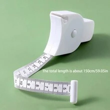 1 件双面伸缩软卷尺，用于测量腰围臂围胸围臀围（生产过程中可能会出现轻微划痕等轻微瑕疵，这些属于正常现象，不会影响外观或使用）