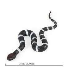 Realistic TPR Rubber Snake Model, Including Cobra, Python And Rattlesnake, Golden Python, Halloween Prank Toy - Multicolor - View 16
