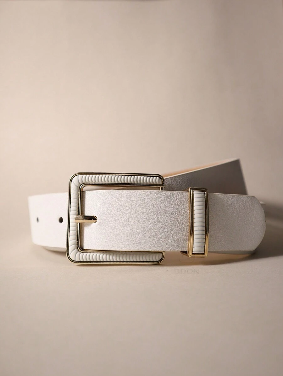 Women Belts - White - View 1