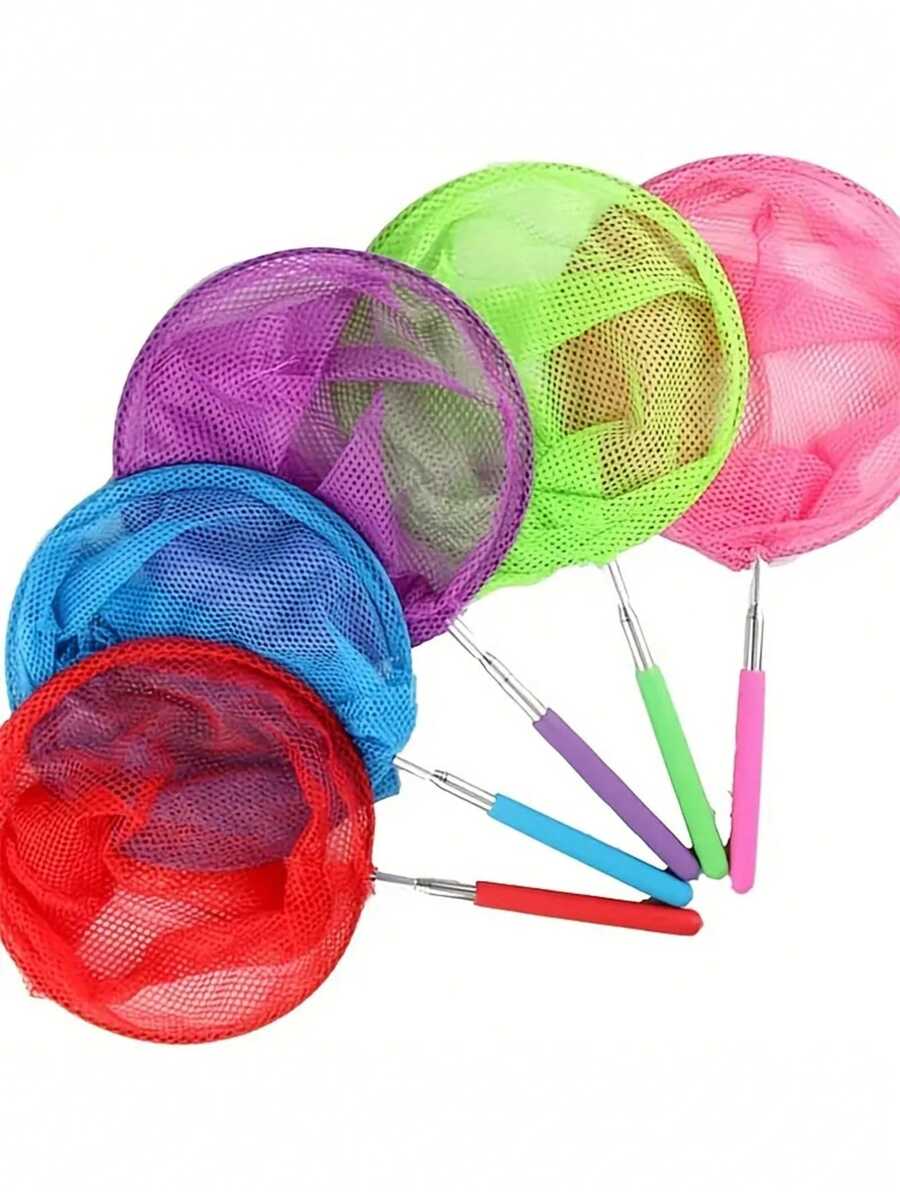 2 Pieces Of Random Color Outdoor Fishing Tools Stainless Steel Retractable Fishing Net And Bug Net The Best Tool For Summer Games Fishing Ocean Balls And Garbage Multifunctional Finish At Once,Fishing Games,Ball Net,Boat Toy,Pool Toys,Pool,Fishing
