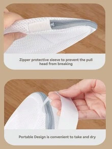 1入組內衣清洗袋，家用洗衣機用特製袋，防變形內衣洗袋，胸圍清洗袋 - 灰色 - 查看 5