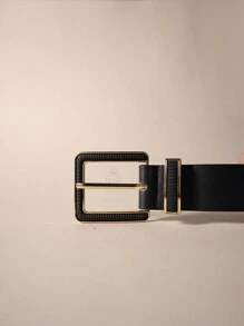 Women Belts - Black - View 3