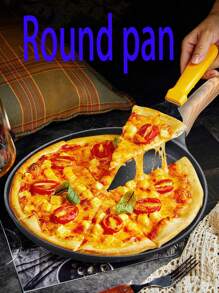 4-Hole Non-Stick Fry Pan - Perfect For Eggs, Pancakes, Burgers & More - Wooden Handle & Induction Cooker Compatible Seafood Boil - Multicolor - View 7