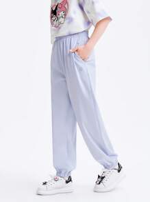Children's Pants, Boys' Long Pants, Summer 2024 New Girls' Mosquito-Repellent Pants, Loose Fit - Purple - View 3