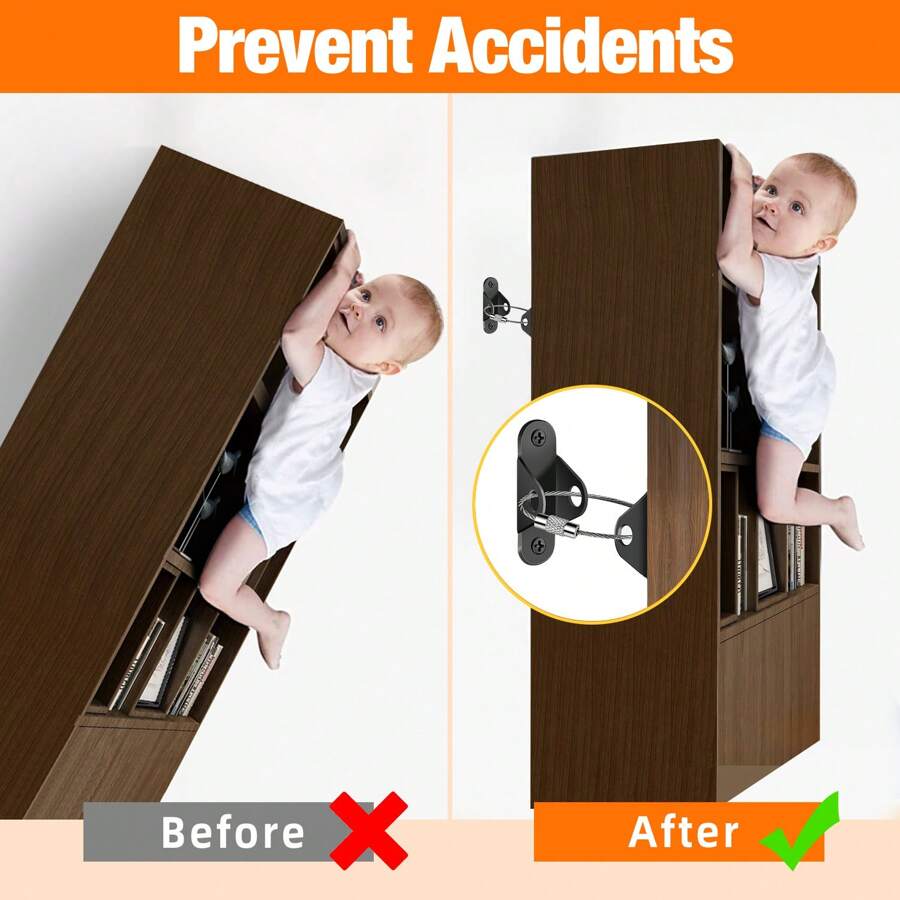 Anti Tip Furniture Kit Furniture Wall Straps