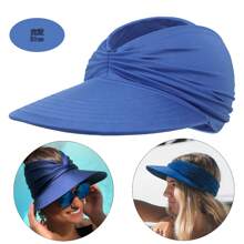 1pc Women's Beach Sun Hat UPF50+ Sun Protection Hat, Outdoor Sports Beach Hat