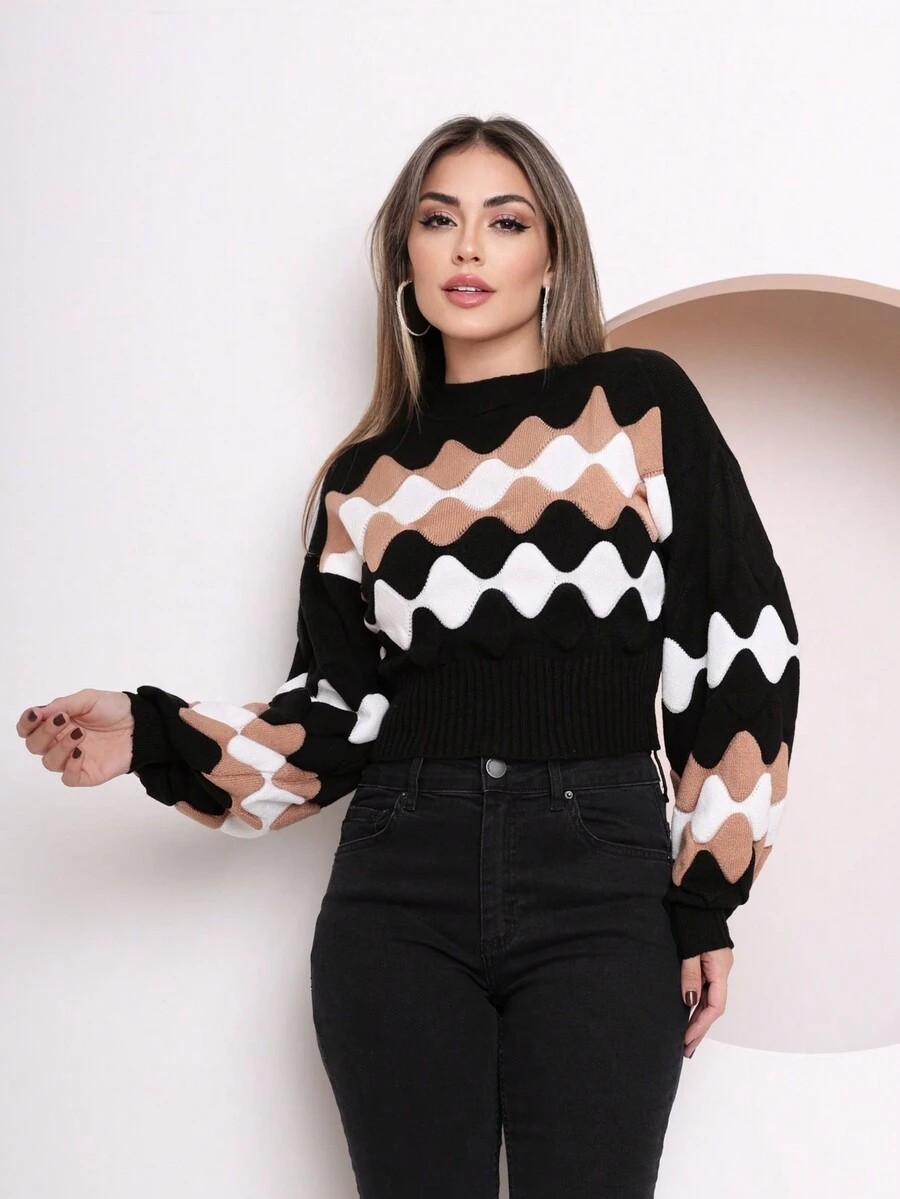 Women Sweaters - màu đen - Xem 1