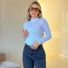 Women Bodysuits - 白色 - 查看 4