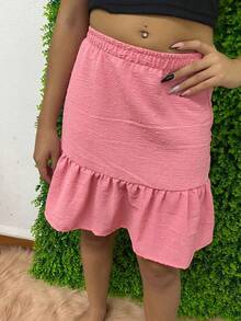 Women Skirts - 淺粉色 - 查看 2