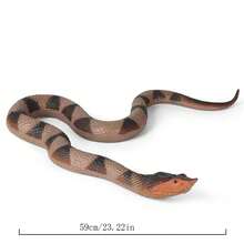 Realistic TPR Rubber Snake Model, Including Cobra, Python And Rattlesnake, Golden Python, Halloween Prank Toy - Multicolor - View 17