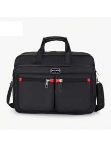 Men Briefcase - Black - View 1
