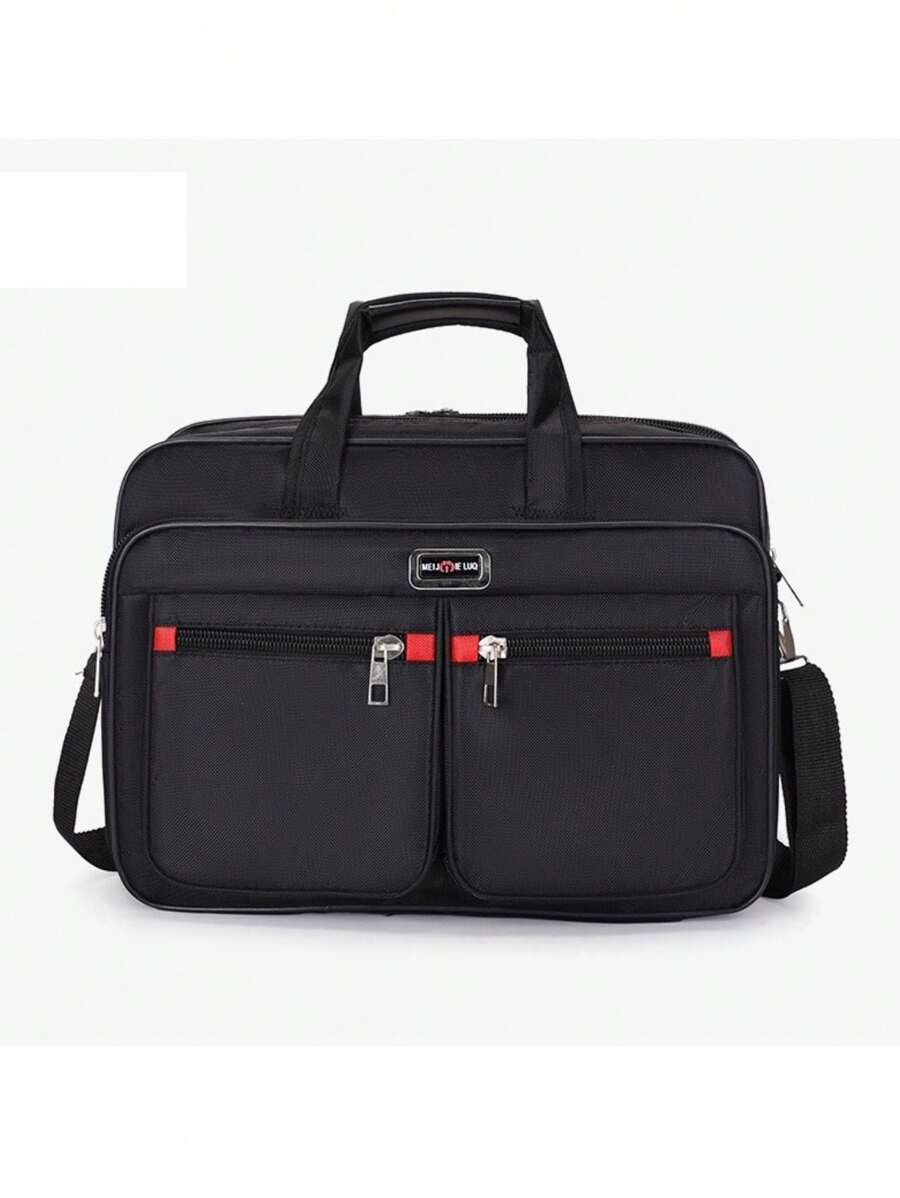 Men Briefcase - Black - View 1