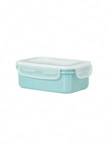 1/4pcs Food Preservation Box, Sealed Container With Draining Tray And Fridge Storage Box, Reusable Rectangular Lock Box For Keeping Vegetables Fresh And Crisp, Dumplings, Meat, Eggs, Ginger, Garlic And Onion, Kitchen Tool - Multicolor - View 11