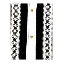 CAMISA AMPLIA MANTA ALGODON CABALLERO APLICACION BORDADO COCOLITOS GUAYABERA BOUTIQUE ROPA HOMBRE TIPICA ARTESANAL TRADICIONAL  CULTURA MEXICANA FOLKLORICA DUO PAPA E HIJO REGALO CUMPLEAÑOS DIA DEL PADRE  GRADUACION FIESTA BODA OFICINA PLAYA VERANO CASUAL COMODA FRESCA MODA ESTILO UNICO ORIGINAL - Blanco - Ver 4