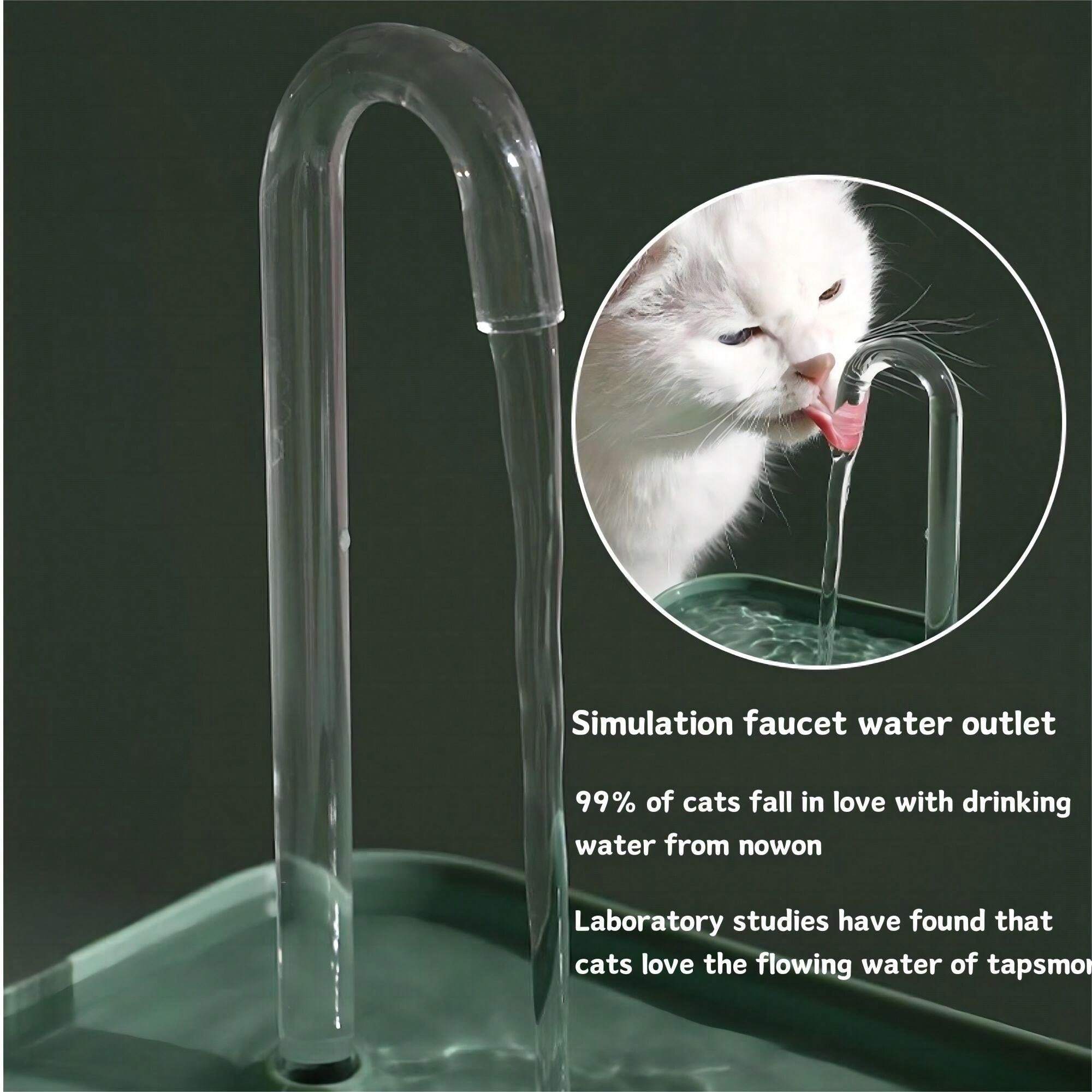 Cat Water Fountain USB Power Pet Water Dispenser Cat Drinking Fountain ...