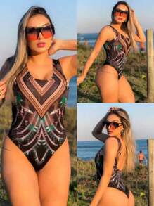 Women One-Pieces - Chuỗi đàn hồi - Xem 1