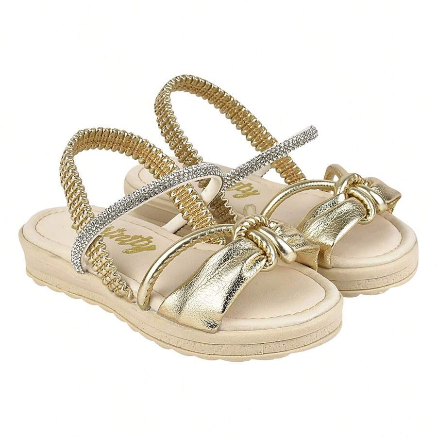 Kids Flat Sandals - Vàng - Xem 1