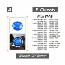 Car Engine START Button Replace Cover STOP Switch For BMW E87 E60 E83 E84 E89 For BMW E90 E91 E92 E93 Car Accessories