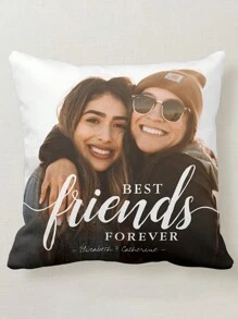 1pc Custom Peach Skin Photo DIY Pillowcase, Single-Sided Print Pillow Cover For Loved Ones, Pets Or Friends. Suitable For Wedding, Festival, Mother's Day, Father's Day, Thanksgiving Day, Living Room Sofa, Bedroom, Headrest, Decorative Cushion Cover, All Seasons. Soft Custom,Unique,Personalized Ideal Gifts For Him Her,Boyfriend,Girlfriend,Dad,Mom,Family,Friends,Pets For Anniversaries,For Valentine's Day,For Mother's Day,For Birthdays,For Youth's Day,For Father's Day,For Graduation,For Weddings,For Christmas,For Housewarming Sofa,Bed,Car,Bedroom,Living Room,Tea Room,Customized Cushion Covers,Family Moments,Season Picks, Autumn Home Refresh,Fall Décor